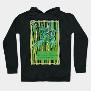 A Journey of a Thousand Miles Hoodie